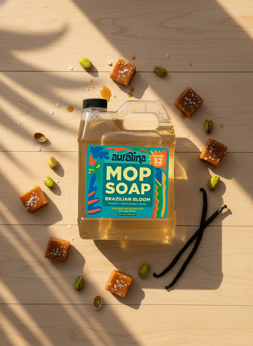 Auralina Mop Soap Brazilian Bloom 32 oz.