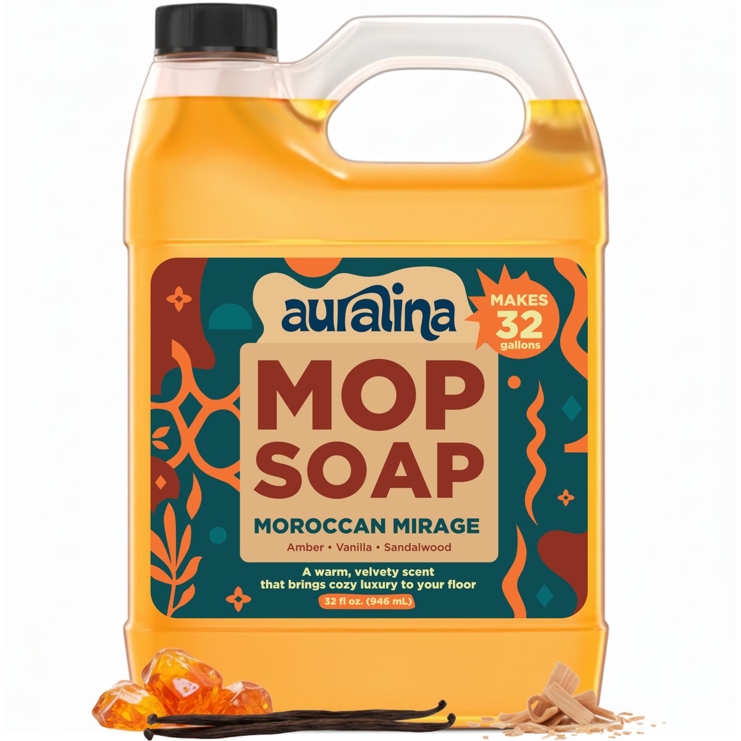 Auralina Mop Soap Moroccan Mirage 32 oz.